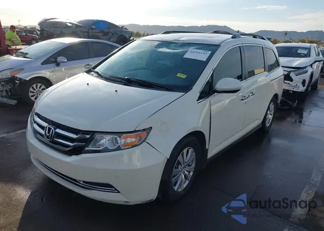 2016 Honda Odyssey Ex-L from USA, damaged, VIN 5FNRL5H67GB099402